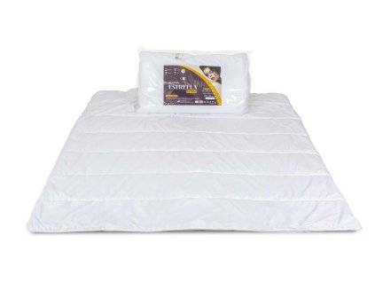 Antialergická přikrývka 200x220 Estrella svařovaná letní super tenká bílá 660g 100% mikrovlákno AMW