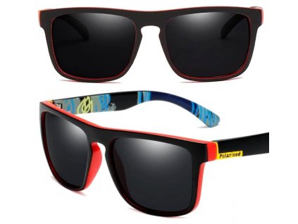 Pánské letní polarizační sluneční brýle, UV-400 filtr, kovové panty, polykarbonátové čočky