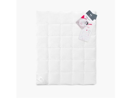 70% péřová přikrývka 155x200 Basic celoroční 1200g bílá AMZ