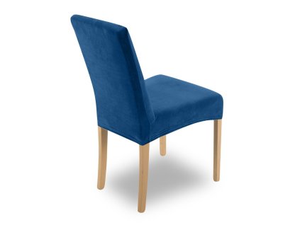 Sametový potah na židli 35x55x30 tmavě modrý voděodolný D91