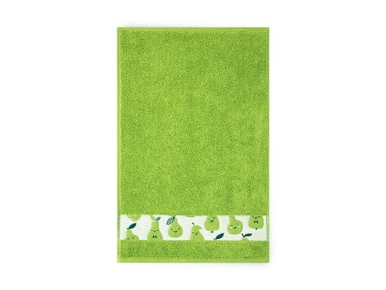 Ručník 30x50 Pea Pear-K9-561 zelený froté bavlněný dětský ručník do školky