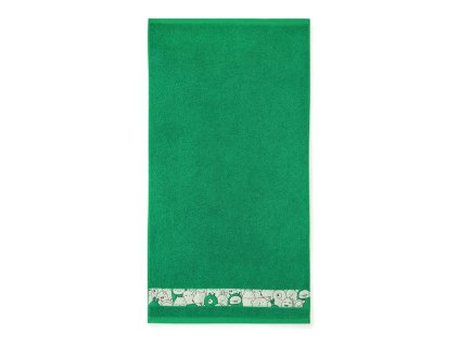 Ručník 50x70 Slames animals Malachite-5617 zelený froté bavlněný dětský ručník