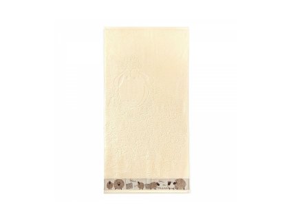 Ručník 50x70 The Sheeps cream 400 g/m2 froté bavlna dětský Zwoltex