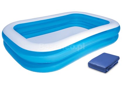 Rodinný nafukovací bazén 262 x 175 x 51 cm Bestway 54006 + kryt