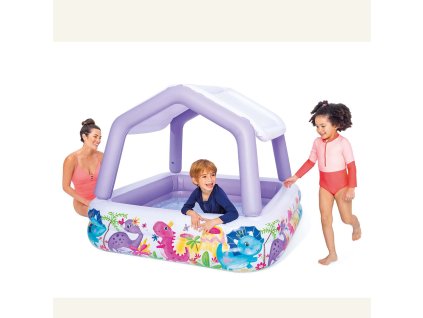 Nafukovací bazén Akvárium s krytem 157 x 157 x 122 cm INTEX 57470