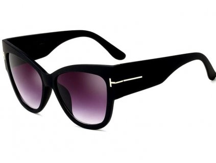 Dámské Sluneční Brýle s Kočičíma Očima, Gradientní Zabarvení, UV 400 Filtr, Velikost 15x6 cm