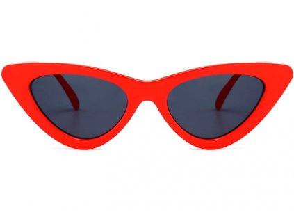 Dámské Sluneční Brýle Cat Eye s UV400 Filtrem, Akrylový Rám, Skleněné Čočky