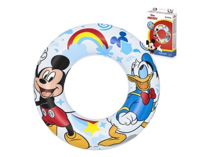Kruhový plovoucí člun Miki a Donald průměr 56 cm Bestway 91004