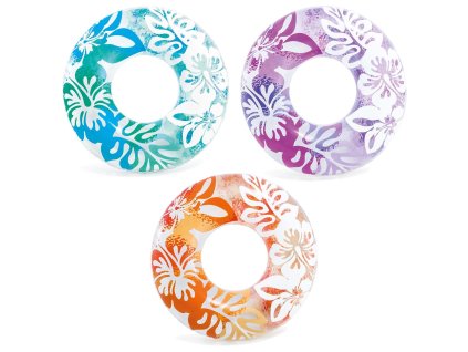 Plavací kolo průměr 91 cm 3 barvy INTEX 59251 oranžové