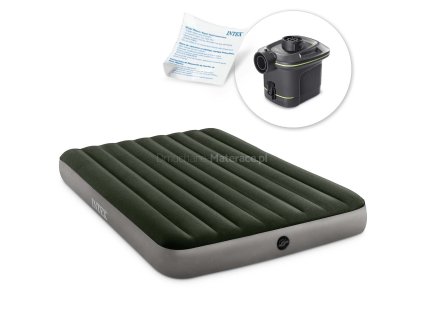 Nafukovací matrace 203x152x25 cm s elektrickou pumpou INTEX 64779