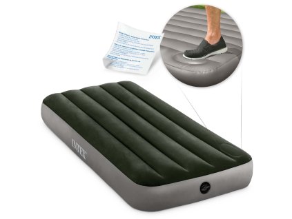 Vzduchový matrac 191x79x25 cm s integrovanou nožní pumpou INTEX 64760