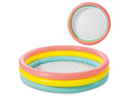 Dětský nafukovací bazén 3 barvy 114 x 25 cm INTEX 57412