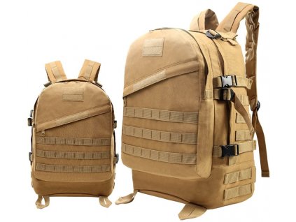 Vojenský batoh Tactical Tourist XL SURVIVAL, Polyester 600d, 45 litrů, 51x38x18 cm