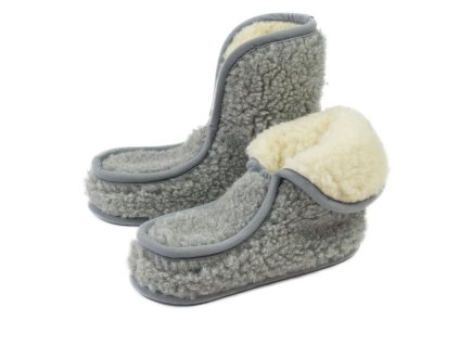 Ponožky z merino vlny Granny grey velikost 39-40 Rehabilitační výrobky Pooperační oteplovač