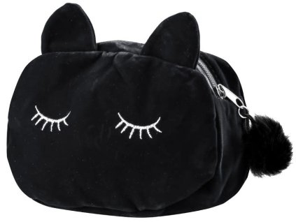 Multifunkční Plyšový Penál s Přihrádkou na Zip, 19x4,5x12 cm, Vhodný pro Děti od 3 let