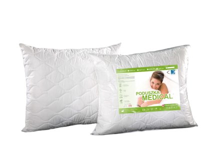 Antialergický polštář 50x70 Medical se zipem bílý AMW