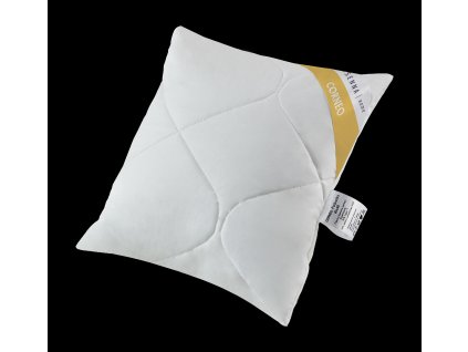 Antialergický polštář 40x40 Corneo Eco bílý jednovrstvý s biologicky rozložitelným kukuřičným vláknem 250g Inter Widex