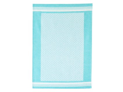 Utěrka na nádobí 50x70 Heron Marocký jetel tyrkysová 8463/3