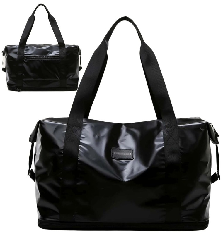 Prostorná cestovní taška do tělocvičny, nepromokavý nylon, šířka 41 cm, výška 27 cm