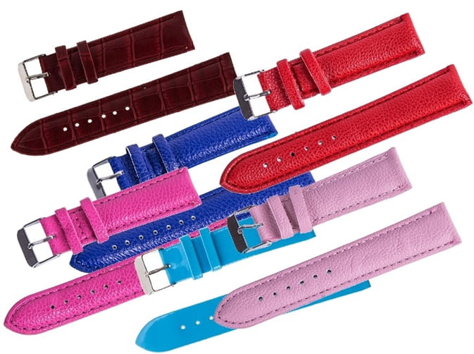 Ekologická  náhradní řemínky na hodinky, 20 mm, výběr z 10 barev