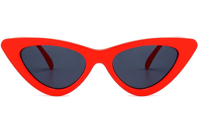 Dámské Sluneční Brýle Cat Eye s UV400 Filtrem, Akrylový Rám, Skleněné Čočky