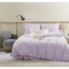 Ložní prádlo z mikrovlákna 160x200 Ruffy heather s volánem I24