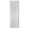 Záclona 140x270 Rosi krémová stříbrná připravená na pásku Eurofirany