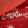 Vánoční povlečení 220x200 Kevin červená Merry Christams mikrovlákno Eurofirany St 24