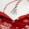 Vánoční povlečení 220x200 Kevin červená Merry Christams mikrovlákno Eurofirany St 24