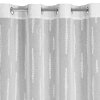 Záclona 140x250 Aleni bílá připravená na smyčce Eurofirany