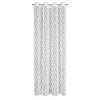 Záclona 140x250 Victoria bílá zdobená aplikací připravenou na průchodky Eurofirany