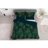 Ložní prádlo z mikrovlákna 220x200 zelené listy 4978 B Light 71