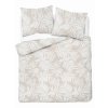 Bavlněné povlečení 160x200 Béžová s listy - tropický vzor, 100% bavlna - 5335 B - Soft Meadow