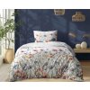 Bavlněné povlečení 140x200 Bílé s letními lučními květy - barevné povlečení v boho stylu, 100% bavlna - 5341 A - Soft Meadow