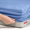 Froté prostěradlo s gumičkou 160x220 modré 038 silné 200g/m2 KARO