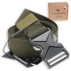 Taktický Vojenský Opasek Unisex, Zelená Barva, Polypropylenový Nylon, 36 mm x 0.2 cm x 126 cm