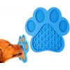 Antistresová uklidňující podložka pro psy a kočky, modrá, silikonová, 18x18 cm