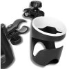 Univerzální Držák na Láhev pro Kočárek nebo Kolo, Flexibilní Prvky, Odolný Plast, 12 cm