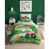 Svítící ložní prádlo 160x200 farma barevná zvířata 5407 A Fluo 68