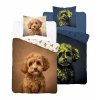 Svítící ložní prádlo 160x200 Oreo Dog 5421 A Fluo 68