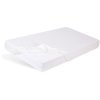 Nepromokavé prostěradlo 70x140 01 bílé s gumou Bamboo bamboo pro podložení dětské postýlky