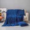 Přehoz z mikrovlákna 200x220 Solo navy blue