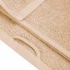 Lázeňský ručník 70x140 béžový hotelový ručník do sauny 450 g/m2