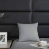 Saténový povlak na polštář 40x40 grafitový jednobarevný I24