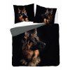 Bavlněné ložní prádlo 220x200 černohnědý ovčák 5294 A Holland Natura 52