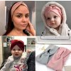 Dětský módni turban čelenka, univerzální velikost, příjemný a měkký materiál, šířka 9.5 cm