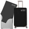 Černý ochranný obal na zavazadla pro cestovní kufr