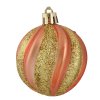 Sada 12 Vánočních Ozdob Míčků, Průměr 6 cm, Plastové