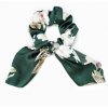 Elastický šátek do vlasů, zelený, průměr až 23 cm