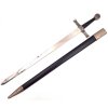 Ocelový rytířský meč - replika - SW-114